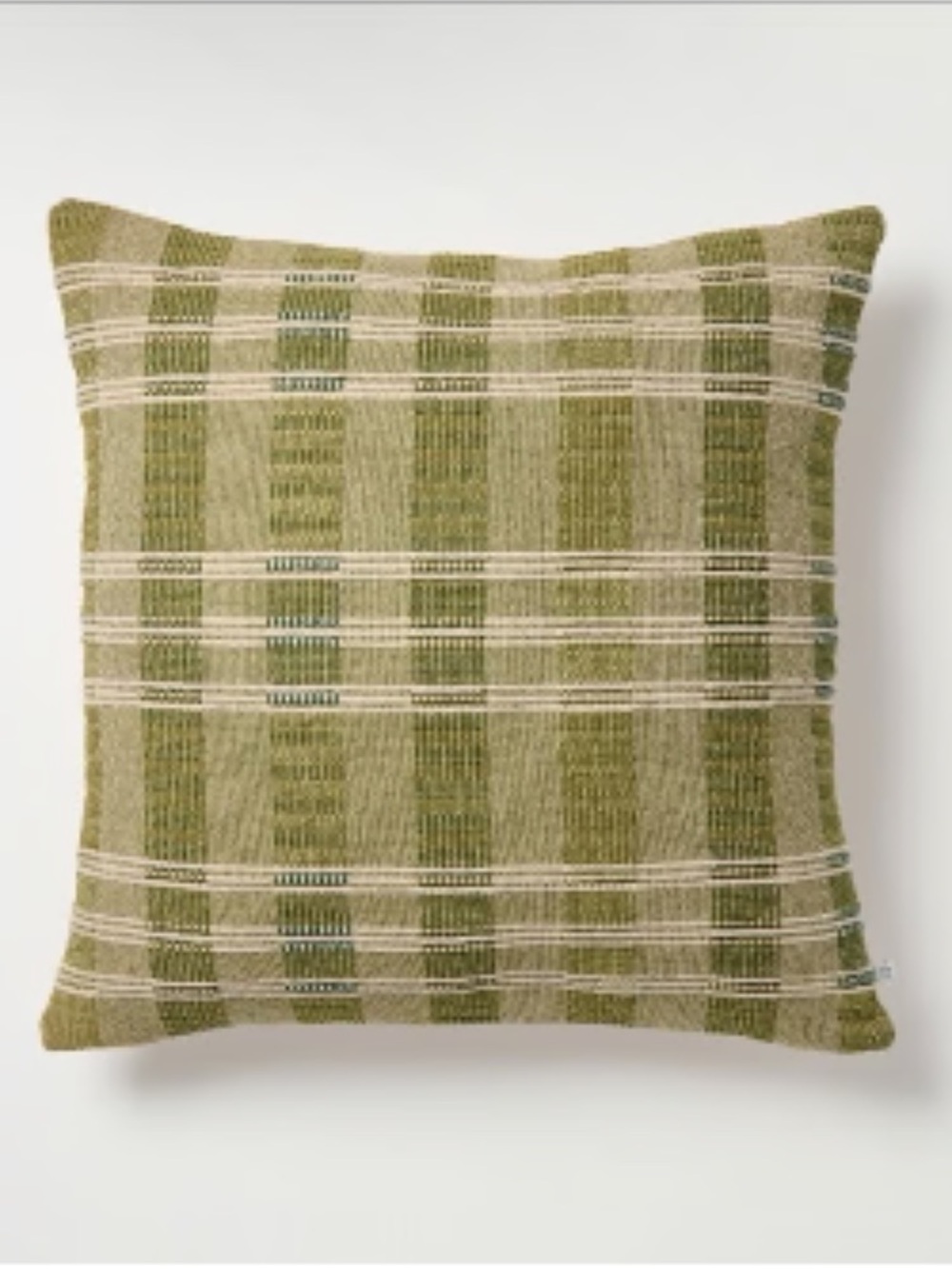 NEW Hearth & Hand Oversized Stripe Green Throw Pillow
